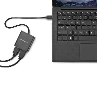 StarTech.com 2-Port Multi Monitor Adapter - USB-C to 2x HDMI Video Splitter - USB Type-C to HDMI MST Hub - Dual 4K 30Hz or 1080p 60Hz - Thunderbolt 3 Compatible - Windows Only, USB Type-C, HDMI output, 3840 x 2160 pixels