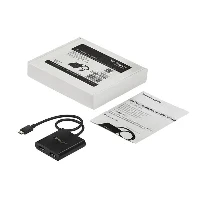 StarTech.com 2-Port Multi Monitor Adapter - USB-C to 2x HDMI Video Splitter - USB Type-C to HDMI MST Hub - Dual 4K 30Hz or 1080p 60Hz - Thunderbolt 3 Compatible - Windows Only, USB Type-C, HDMI output, 3840 x 2160 pixels
