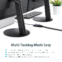 StarTech.com 2-Port Multi Monitor Adapter - USB-C to 2x HDMI Video Splitter - USB Type-C to HDMI MST Hub - Dual 4K 30Hz or 1080p 60Hz - Thunderbolt 3 Compatible - Windows Only, USB Type-C, HDMI output, 3840 x 2160 pixels