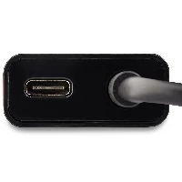 StarTech.com USB C to VGA Adapter with Power Delivery - 1080p USB Type-C to VGA Monitor Video Converter w/ Charging - 60W PD Pass-Through - Thunderbolt 3 Compatible - Black, USB Type-C, VGA (D-Sub) output, 2048 x 1280 pixels