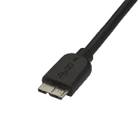 StarTech.com Slim Micro USB 3.0 Cable - M/M - 2m (6ft), 2 m, USB A, Micro-USB B, USB 3.2 Gen 1 (3.1 Gen 1), Male/Male, Black