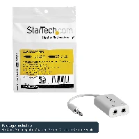StarTech.com White Slim Mini Jack Headphone Splitter Cable Adapter - 3.5mm Male to 2x 3.5mm Female, White, 3.5mm, 2 x 3.5mm, Male, Female, 0.152 m