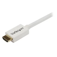 StarTech.com 1m (3 ft) White CL3 In-wall High Speed HDMI Cable - Ultra HD 4k x 2k HDMI Cable - HDMI to HDMI M/M, 1 m, HDMI Type A (Standard), HDMI Type A (Standard), 4000 x 2000 pixels, 10.2 Gbit/s, White