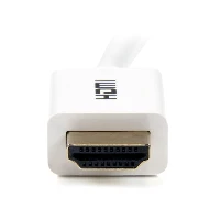 StarTech.com 1m (3 ft) White CL3 In-wall High Speed HDMI Cable - Ultra HD 4k x 2k HDMI Cable - HDMI to HDMI M/M, 1 m, HDMI Type A (Standard), HDMI Type A (Standard), 4000 x 2000 pixels, 10.2 Gbit/s, White