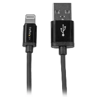 StarTech.com 15 cm (6 in.) USB to Lightning Cable - Short Lightning Cable - Charging Cable for iPhone / iPad / iPod - Apple MFi Certified - Black, 0.15 m, Lightning, USB A, Male, Male, Black