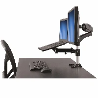 StarTech.com Desk-Mount Monitor Arm with Laptop Stand - Full Motion - Articulating, Clamp, 8 kg, 38.1 cm (15