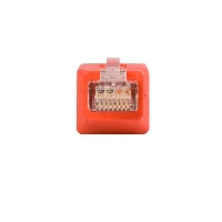 StarTech.com Gigabit Cat 6 Crossover Ethernet Adapter, RJ-45, RJ-45, Red
