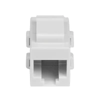 StarTech.com White Cat 6 RJ45 Keystone Jack Network Coupler - F/F, Flat, White, RJ-45, RJ-45, Female, Female