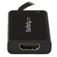 StarTech.com USB C to HDMI 2.0 Adapter with Power Delivery - 4K 60Hz USB Type-C to HDMI Display Video Converter - 60W PD Pass-Through Charging Port - Thunderbolt 3 Compatible - Black, USB Type-C, HDMI output, 3840 x 2160 pixels