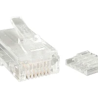 StarTech.com Cat 6 RJ45 Stranded Modular Plug Connector - 50 Pack, RJ-45, Transparent, Gold, 72 g, 50 pc(s), 125 mm