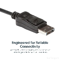 StarTech.com DisplayPort to DVI Dual Link Active Adapter - DisplayPort to DVI-D Adapter Video Converter 2560x1600 60Hz - DP 1.2 to DVI Monitor - USB Powered - Latching DP Connector, 0.37 m, DisplayPort, DVI-D, Male, Female, Straight