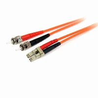 StarTech.com Fiber Optic Cable - Multimode Duplex 62.5/125 - LSZH - LC/ST - 1 m, 1 m, OM1, LC, ST