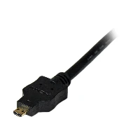 StarTech.com 6ft (2m) Micro HDMI to DVI Cable - Micro HDMI to DVI Adapter Cable - Micro HDMI Type-D Device to DVI-D Single Link Monitor/Display/Projector Video Converter Cord - Durable, 2 m, Micro-HDMI, DVI-D, Male, Male, Straight