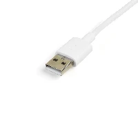 StarTech.com 1 m (3 ft.) 2 in 1 Charging Cable - USB to Lightning or Micro-USB for iPhone / iPad / iPod / Android - Apple MFi Certified - Multi Phone Charger - USB 2.0, 1 m, USB A, Micro-USB B, USB 2.0, White
