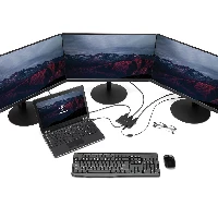 StarTech.com 3-Port Multi Monitor Adapter - Mini DisplayPort to HDMI MST Hub - Triple 1080p or Dual 4K 30Hz - Video Splitter for Extended Desktop Mode on Windows Only - mDP 1.2 to 3x HDMI, Mini DisplayPort, 3x HDMI, 3840 x 2160 pixels, Black, Plastic, 4K Ultra HD