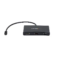 StarTech.com 3-Port Multi Monitor Adapter - Mini DisplayPort to HDMI MST Hub - Triple 1080p or Dual 4K 30Hz - Video Splitter for Extended Desktop Mode on Windows Only - mDP 1.2 to 3x HDMI, Mini DisplayPort, 3x HDMI, 3840 x 2160 pixels, Black, Plastic, 4K Ultra HD