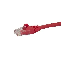 StarTech.com 2m CAT6 Ethernet Cable - Red CAT 6 Gigabit Ethernet Wire -650MHz 100W PoE RJ45 UTP Network/Patch Cord Snagless w/Strain Relief Fluke Tested/Wiring is UL Certified/TIA, 2 m, Cat6, U/UTP (UTP), RJ-45, RJ-45