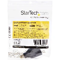 StarTech.com Compact Mini DisplayPort to DisplayPort Adapter - 4K x 2K Video - UHD Mini DP to DP Converter - mDP to DP 1.2 Adapter - mDP PC/Computer to DisplayPort Monitor/Display - M/F, Mini DisplayPort, DisplayPort, Black