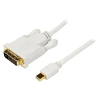 StarTech.com 3 ft Mini DisplayPort to DVI Adapter Converter Cable  Mini DP to DVI 1920x1200 - White, 0.9 m, mini DisplayPort, DVI-D, Male, Male, Straight