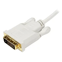StarTech.com 3 ft Mini DisplayPort to DVI Adapter Converter Cable  Mini DP to DVI 1920x1200 - White, 0.9 m, mini DisplayPort, DVI-D, Male, Male, Straight