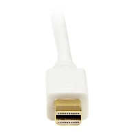 StarTech.com 3 ft Mini DisplayPort to DVI Adapter Converter Cable  Mini DP to DVI 1920x1200 - White, 0.9 m, mini DisplayPort, DVI-D, Male, Male, Straight