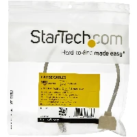 StarTech.com 2-to-1 RJ45 Splitter Cable Adapter - F/M, 10/100Base-T(X), Cat5e, Grey, Polyvinyl chloride (PVC), 0.33 m, RoHS