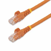 StarTech.com 3m CAT6 Ethernet Cable - Orange CAT 6 Gigabit Ethernet Wire -650MHz 100W PoE RJ45 UTP Network/Patch Cord Snagless w/Strain Relief Fluke Tested/Wiring is UL Certified/TIA, 3 m, Cat6, U/UTP (UTP), RJ-45, RJ-45