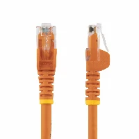 StarTech.com 3m CAT6 Ethernet Cable - Orange CAT 6 Gigabit Ethernet Wire -650MHz 100W PoE RJ45 UTP Network/Patch Cord Snagless w/Strain Relief Fluke Tested/Wiring is UL Certified/TIA, 3 m, Cat6, U/UTP (UTP), RJ-45, RJ-45