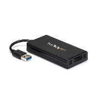 StarTech.com USB 3.0 to DisplayPort Adapter - DisplayLink Certified - 4K 30Hz, 3.2 Gen 1 (3.1 Gen 1), USB Type-A, DisplayPort output, 3840 x 2160 pixels