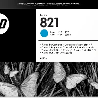 HP 821 400-ml Cyan Latex Ink Cartridge, Latex-based ink, 400 ml, 1 pc(s)