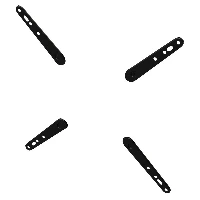 Peerless ACC4X4, 650 g, 178 mm, 4 mm, 30 mm, 4 pc(s), 194 mm