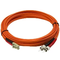 STARTECH StarTech.com 5m Fiber Optic Cable - Multimode Duplex 50/125 - LSZH - LC/ST - OM2 - LC to ST Fiber Pa