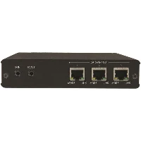 StarTech.com 3 Way HDMI Splitter - HDBaseT Extender Kit w/ 3 Receivers - 1x3 HDMI over CAT5e / CAT6 Splitter - 3 Port HDBaseT HDMI Extender - Up to 4K (ST124HDBT) StarTech.com 3-Port HDBaseT Extender Kit with 3 Receivers - 1x3 HDMI over CAT5e Splitter - Up to 4K. Type AV transmitter & receiver, Maximum resolution 4096 x 2160 pixels, Cable types supported Cat5e, Cat6, Cat7. AC input voltage 100 - 240 V, Operating voltage 24 V, Input current 1.5 A. Width 145 mm, Depth 200 mm, Height 30 