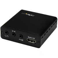 StarTech.com 3 Way HDMI Splitter - HDBaseT Extender Kit w/ 3 Receivers - 1x3 HDMI over CAT5e / CAT6 Splitter - 3 Port HDBaseT HDMI Extender - Up to 4K (ST124HDBT) StarTech.com 3-Port HDBaseT Extender Kit with 3 Receivers - 1x3 HDMI over CAT5e Splitter - Up to 4K. Type AV transmitter & receiver, Maximum resolution 4096 x 2160 pixels, Cable types supported Cat5e, Cat6, Cat7. AC input voltage 100 - 240 V, Operating voltage 24 V, Input current 1.5 A. Width 145 mm, Depth 200 mm, Height 30 