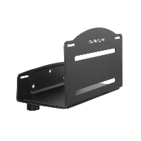 StarTech.com CPU Mount - Adjustable Computer Wall Mount, Wall-mounted CPU holder, Universal, 10 kg, Black, Steel, Vertical