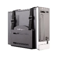 StarTech.com CPU Mount - Adjustable Computer Wall Mount, Wall-mounted CPU holder, Universal, 10 kg, Black, Steel, Vertical