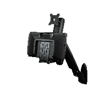 StarTech.com Wall Mount Workstation - Articulating Full Motion Standing Desk with Ergonomic Height Adjustable Monitor & Keyboard Tray Arm 