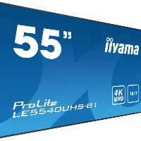 iyama LE5540UHS-B1 Digital signage display 138.7 cm (54.6') LED 350 cd/m 4K Ultra HD Black Android 18/7, 138.7 cm (54.6