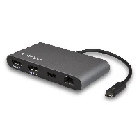 StarTech.com Dual 4K Monitor Mini Thunderbolt 3 Dock with DisplayPort - Mac & Windows Docking Station - Discontinued, Limited Stock, & Replaced by TB3DKM2DPL (TB3DKM2DP), Wired, Thunderbolt 3, 10,100,1000 Mbit/s, IEEE 802.3, IEEE 802.3ab, IEEE 802.3u, Black, 40 Gbit/s