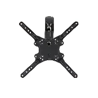 StarTech.com Full Motion TV Wall Mount - 32-55 inch (77lb/35kg) VESA Displays - Low Profile Universal Flat Screen TV Wall Mount - Heavy Duty Adjustable Tilt/Swivel Articulating Arm Bracket, 100 x 100 mm, 400 x 400 mm, -12 - 2, -90 - 90, Steel, Black