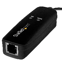 StarTech.com USB 2.0 Fax Modem - 56K External Hardware Dial Up V.92 Modem/ Dongle/Adapter - Computer/Laptop Fax Modem - USB to Telephone Jack - USB Data Modem - Network Fax/CMR/POS, 56 Kbit/s, USB 2.0, Conexant - CX93010-21Z, 56 Kbps Down, 36.6 Kbps Up, 14.4 Kbps Fax, 0.036 Mbit/s, 0.056 Mbit/s