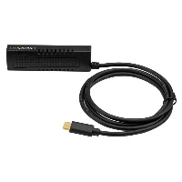 StarTech.com USB 3.1 (10Gbps) Adapter Cable for 2.5/3.5 SATA Drives - USB-C, Black, Activity, Power, CE, FCC, REACH, ASMedia - ASM1351, 12 V, 0 - 60 C