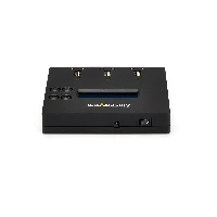 StarTech.com Standalone 1 to 2 USB Thumb Drive Duplicator and Eraser, Multiple USB Flash Drive Copier, System and File and Whole-Drive Copy at 1.5 GB/min, Single and 3-Pass Erase, LCD Display, 110 - 240 V, 5 V, 2 A, Type H, 5 - 95%, 5 - 45 C