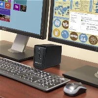 StarTech.com USB 3.1 Dual 3.5 SATA (6Gbps) HDD Enclosure with RAID - USB-C and USB-A, HDD/SSD enclosure, 3.5