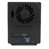 StarTech.com USB 3.0 / eSATA 4-Bay 3.5in SATA III Hard Drive Enclosure w/ built-in HDD Fan & UASP  SATA 6Gbps, HDD enclosure, 3.5