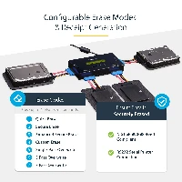 StarTech.com 4 Bay SSD/HDD Hard Drive Eraser - 2.5