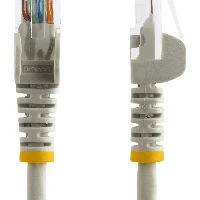 StarTech.com Cat5e Ethernet Patch Cable with Snagless RJ45 Connectors - 7 m, Gray, 7 m, Cat5e, U/UTP (UTP), RJ-45, RJ-45