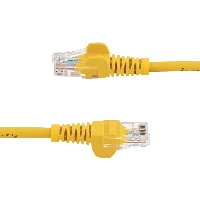 StarTech.com Cat5e Ethernet Patch Cable with Snagless RJ45 Connectors - 7 m, Yellow, 7 m, Cat5e, U/UTP (UTP), RJ-45, RJ-45