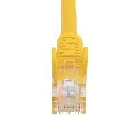 StarTech.com Cat5e Ethernet Patch Cable with Snagless RJ45 Connectors - 7 m, Yellow, 7 m, Cat5e, U/UTP (UTP), RJ-45, RJ-45