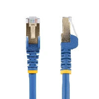 StarTech.com 2m CAT6a Ethernet Cable - 10 Gigabit Shielded Snagless RJ45 100W PoE Patch Cord - 10GbE STP Network Cable w/Strain Relief - Blue Fluke Tested/Wiring is UL Certified/TIA, 2 m, Cat6a, U/FTP (STP), RJ-45, RJ-45
